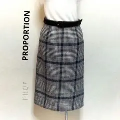 PROPORTION  プロポーションボディドレッシング 千鳥格子　スカート