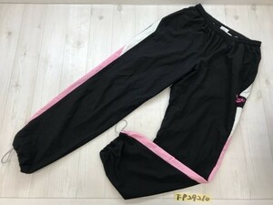 SPEEDO レディース 裏メッシュ スポーツ シャカシャカパンツ L 黒ピンク