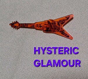 HYSTERIC GLAMOURバッチギターブローチ茶系