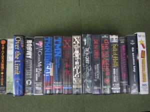 M957-VHS ビデオテープ　邦楽　X TMN DIE IN CRIES 他　いろいろ　まとめて　１６本　セット