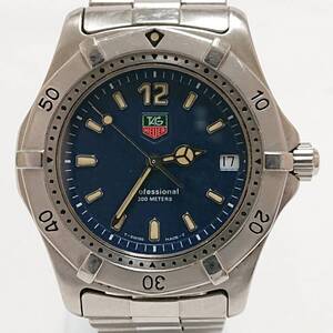 【１円スタート！！】電池交換済み！ タグホイヤー TAGHEUER WK1113 プロフェッショナル2000シリーズ PROFESSIONAL メンズ 腕時計 ③