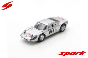 ■スパークモデル 1/43 1965 ポルシェ904 カレラ GTS #163 P.トイボネン ラリーモンテカルロ