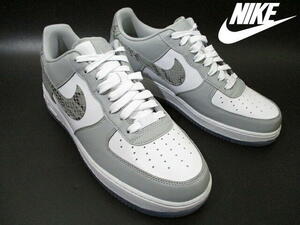 安い！■ 新品 未使用 即決　ナイキ　エアフォース1 　蛇柄　スネーク　NIKE AIR FORCE1　LO　ローカット　白 グレー　29.5cm　 CT3761-991