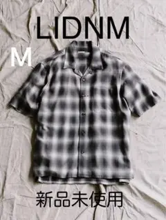 【新品・未使用品】LIDNM リドム　チェックシャツ