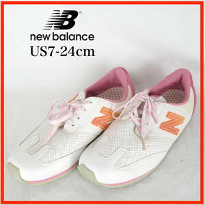 MK7991*New Balance*ニューバランス*レディースシューズ*US7-24cm*白系