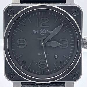 BELL＆ROSS ベルアンドロス ファントム BR03-92-S-15526 自動巻 ナイロンベルト 腕時計