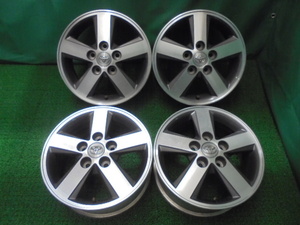 g34◆トヨタ 純正 アルミホイール 15×6J◆アイシス 15×6JJ +50 5H PCD114.3 中古アルミ4本セット