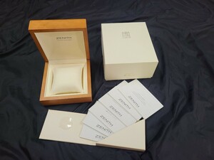 ■ZENITHゼニス木製BOX＆付属品一式■ロレックス16520ROLEXエルプリメロ箱.ボックス.ケースその9