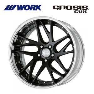 送料無料 ワーク GNOSIS CVX FULL REVERSE ディープコンケイブ DEEP RIM Wdisk 11J-21 +56～－25 5H-112 【2本セット 新品】