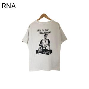 RNA　Tシャツ　プリント　コカ・コーラ　野球　レディース　カジュアル　Mサイズ