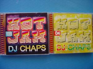 DJ CHAPS / 2枚セット!! HOT JAM 04&03 DJチャップス MIX CD