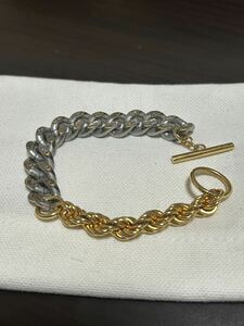 【JIL SANDER】GOLD&SILVER チェーンブレスレット ブレスレット アクセサリー チェーン