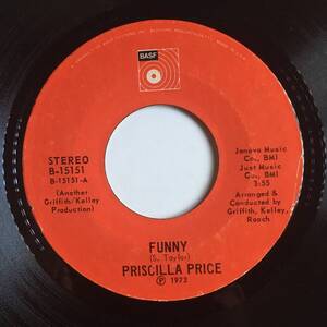 SOUL 45 ● PRISCILLA PRICE ● FUNNY / ONLY YESTERDAY　甘茶