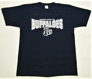 オリックス バファローズ　ORIX BUFFALOES　応援用コットンプリントTシャツ　濃紺系　サイズ L　“PROFESIONAL BASEBALL TEAM”　非売品