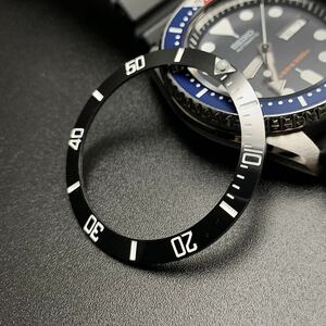 SEIKO 7S26-0020 SKX007 SBSA SRPD SRPE 等用 38mm セラミック スロープ インナー ベゼル 社外 部品 セイコー MOD カスタム パーツ 緑夜光