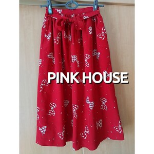 PINK HOUSE★リボン柄かわいいスカートピンクハウス