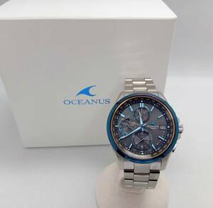 CASIO カシオ OCEANUS オシアナス OCW-T2600G-1AJF ブラックマーブル デイト チタン 電波ソーラー