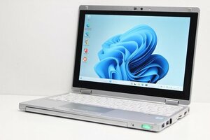 1円スタート ノートパソコン 2in1PC Windows11 WPS office搭載 Panasonic レッツノート CF-RZ6 第7世代 Core i5 SSD256GB メモリ8GB