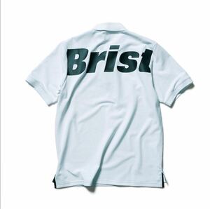 【良品】 【送料最安360円】 FCRB f.c real bristol エフシーレアルブリストル SOPHNET ソフネット BIG LOGO POLO ポロシャツ WHITE 白色