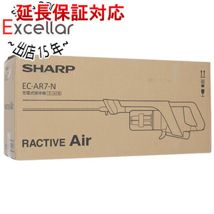 【新品訳あり(箱きず・やぶれ)】 SHARP コードレススティック掃除機 RACTIVE Air EC-AR7-N ゴールド [管理:1100054658]