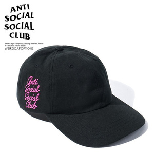 ★新品★ANTI SOCIAL SOCIAL CLUB/ ★WEIRD CAP - OPTIONS BLACK ★キャップ★アンチソーシャル★BLACK