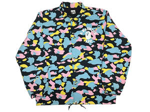 Lサイズ A BATHING APE アベイシングエイプ multi camo マルチカモ コットンキャンディカモ コーチジャケット