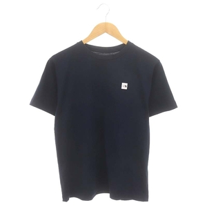 ザノースフェイス THE NORTH FACE Small Box Logo Tee Tシャツ カットソー 半袖 プルオーバー L 紺 ネイビー 白 ホワイト /YQ ■OS メンズ