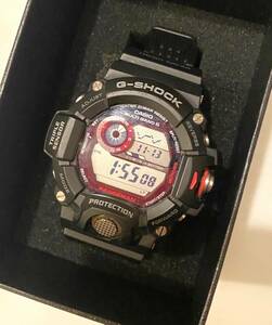 B3)100円～美品 CASIO/カシオ G-SHOCK レンジマン GW-9400J-1JF 電波ソーラー