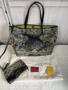 【中古品】ETRO エトロ トートバッグ ハンドバッグ バッグ収納袋 素材タグ付き 現状品