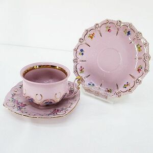 Heinrich&Co H&C ホドフ ピンクポーセリン カップ&ソーサー プレートセット ピンク系 食器 その他