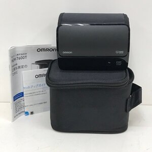 OMRON オムロン 上腕式血圧計 HEM-7600T ブラック 241227SK170130