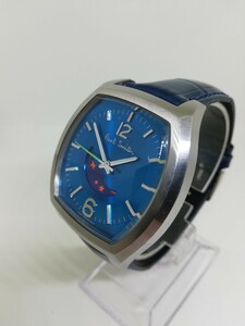 【稼働品】Paul Smith ポールスミス 6186-T008003 ナンバームーンメンズクォーツ腕時計　BU