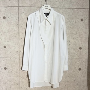 ONtheCORNER ITEM No.1757/POWER of the WHITEshirt YohjiYamamoto ヨウジヤマモト ロングブラウス シャツ size:3 POURHOMME プールオム