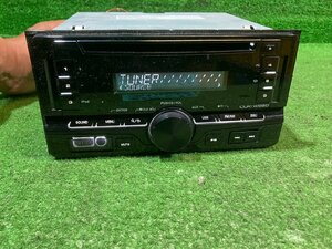 S管理76737 ムーヴ L175S 外し】★KENWOOD CUK-W66D CD デッキ ★ AUX/USB搭載 動作OK