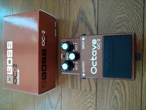 BOSS OC-2 Octave オクターバー ボス エフェクター Made in JAPAN 中古 箱付き