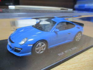 スパーク 1/43 「 ルーフ RT12 」 ライトブルー 2005ｙ RUF ポルシェ ・送料 400円（レターパック発送） 未開封品