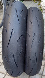 DUNLOPSPORTMAX α13SP 中古前後 タイヤセット F110/70 R140/70 CBR250R