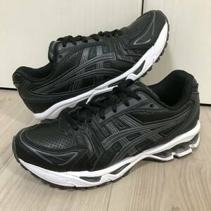 asics GEL-KAYANO 14 アシックス ゲルカヤノ レザー ブラック ホワイト グレー スポーツ ランニング シューズ スニーカー 黒 白