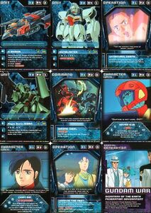 ガンダムウォー(米国版)3 青 紫 UC C G 28枚 BINDING FATE GUNDAM WAR COLLECTIBLE CARD GAME 地球連邦