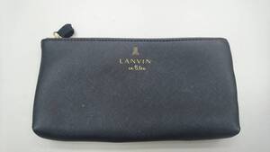 ■LANVIN en Bleu ランバン オン ブルー ポーチ　小物入れ C