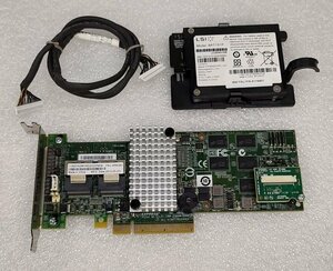 ●IBM ServeRAID M5015 SAS/SATA RAIDカード [ロープロファイル/キャッシュBT付] [46M0851: LSI Logic MegaRAID OEM]