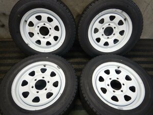 オパT7579■205/65R16 109/107L LT DUNLOP WINTERMAXX LT03 日産純正 6J 6H PCD139.7★条件付送料無料★2021年 スタッドレス バリ溝