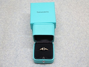 ★☆【TIFFANY&Co.】TIFFANY&Co. ティファニー T ワイヤー リング 指輪 K18イエローゴールド レディース ＃12　12号 ot☆★