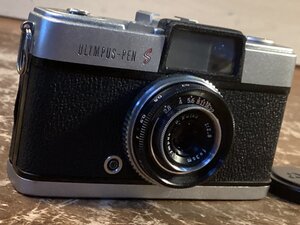 TT-3547■送料込■ OLYMPUS-PEN S オリンパス ペン D.Zuiko 1:2.8 f=3cm フィルムカメラ 382g●ジャンク扱い/くGOら