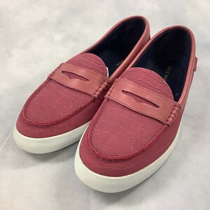 Cole Haan コールハーン ローファー W17492 ナンタケット ピンク系 8B [PT14887]