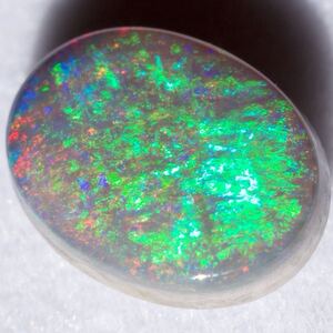 天然ブラックオパール 1.06ct 8.6x6.6mm オーストラリア産 天然オパール 天然石 ルース 裸石 blackopal black opal 1円出品 (7142)