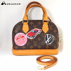 LOUIS VUITTON ルイヴィトン アルマBB ワールドツアー ステッカー M43230 モノグラム モ クロスボディ 2WAY ショルダーバック [67220]