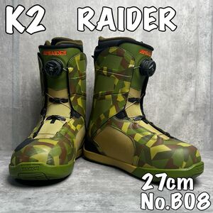 K2 メンズ　スノーボード　ブーツ　RAIDER BOA 27cm 08