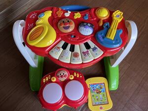 アンパンマン　ピアノ　マジカルボンゴ　カラーパッドミニ　3点セット　キッズ　子供　幼児　おもちゃ