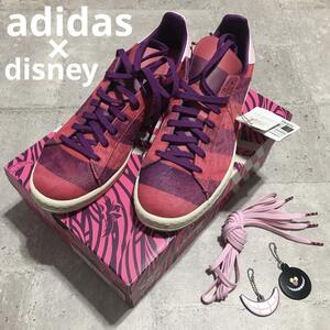 adidas × Disney チェシャ猫 28cm ピンク ハラコ